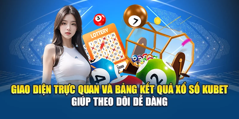Giao diện trực quan và bảng kết quả Xổ Số Kubet giúp theo dõi dễ dàng
